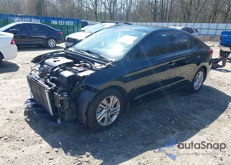 2019 Hyundai Elantra Sel из США, поврежденный, VIN KMHD84LF6KU871686